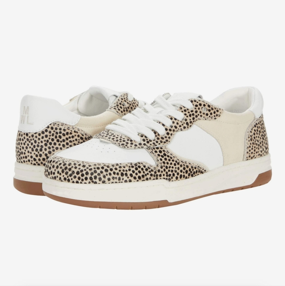 Madewell Court Sneaker in spotted calf hair